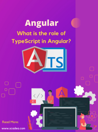 What is the role of TypeScript in Angular?